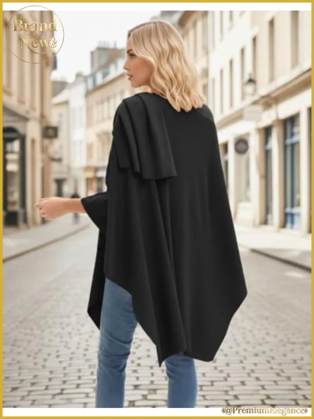 Women's Cross Front Poncho Elegant Shawl Wrap for Wedding Formal Evening
